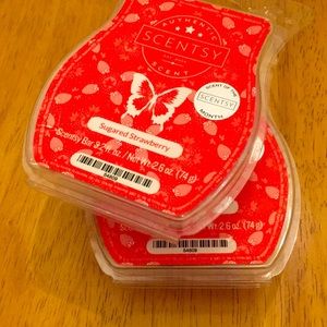 Scentsy wax sugared strawberry